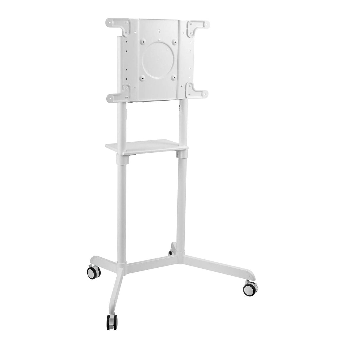 Interactive Display Stand | Mobile TV Flip Cart with Accessory Shelf TV Cart - Interactive Display Stand | Mobile TV Flip Cart with Accessory Shelf - Mount-It! - MI-8001
