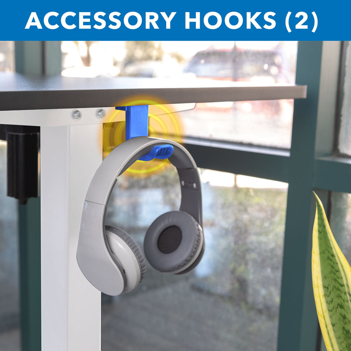 Large Electric Height Adjustable Corner Standing Desk Standing Desk - Large Electric Height Adjustable Corner Standing Desk - Mount-It! -