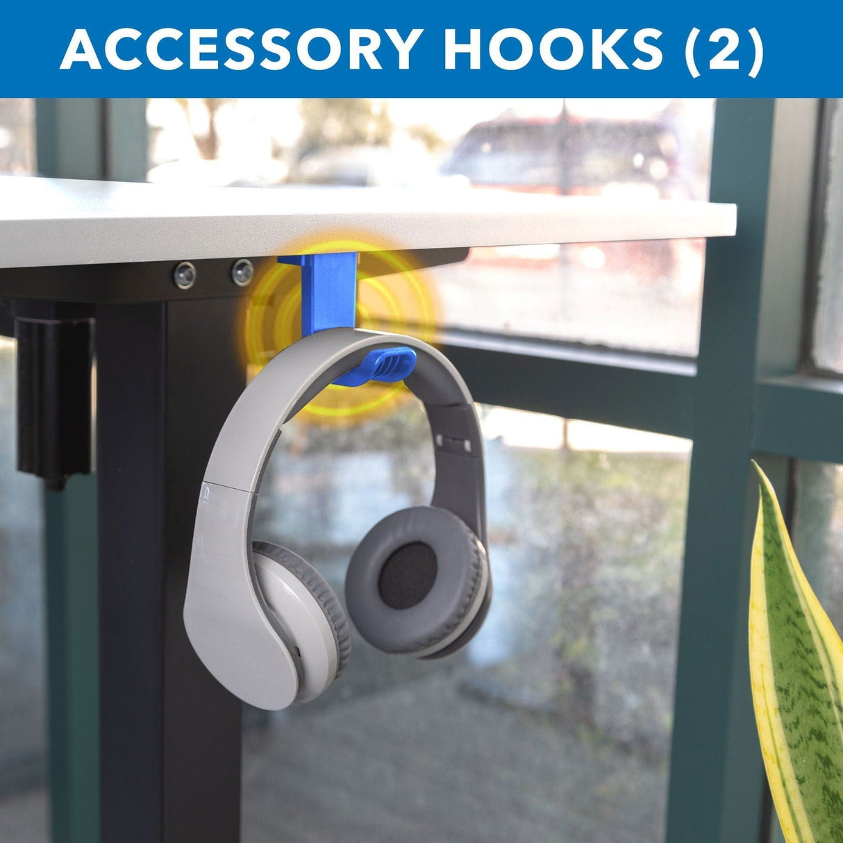 Large Electric Height Adjustable Corner Standing Desk Standing Desk - Large Electric Height Adjustable Corner Standing Desk - Mount-It! -