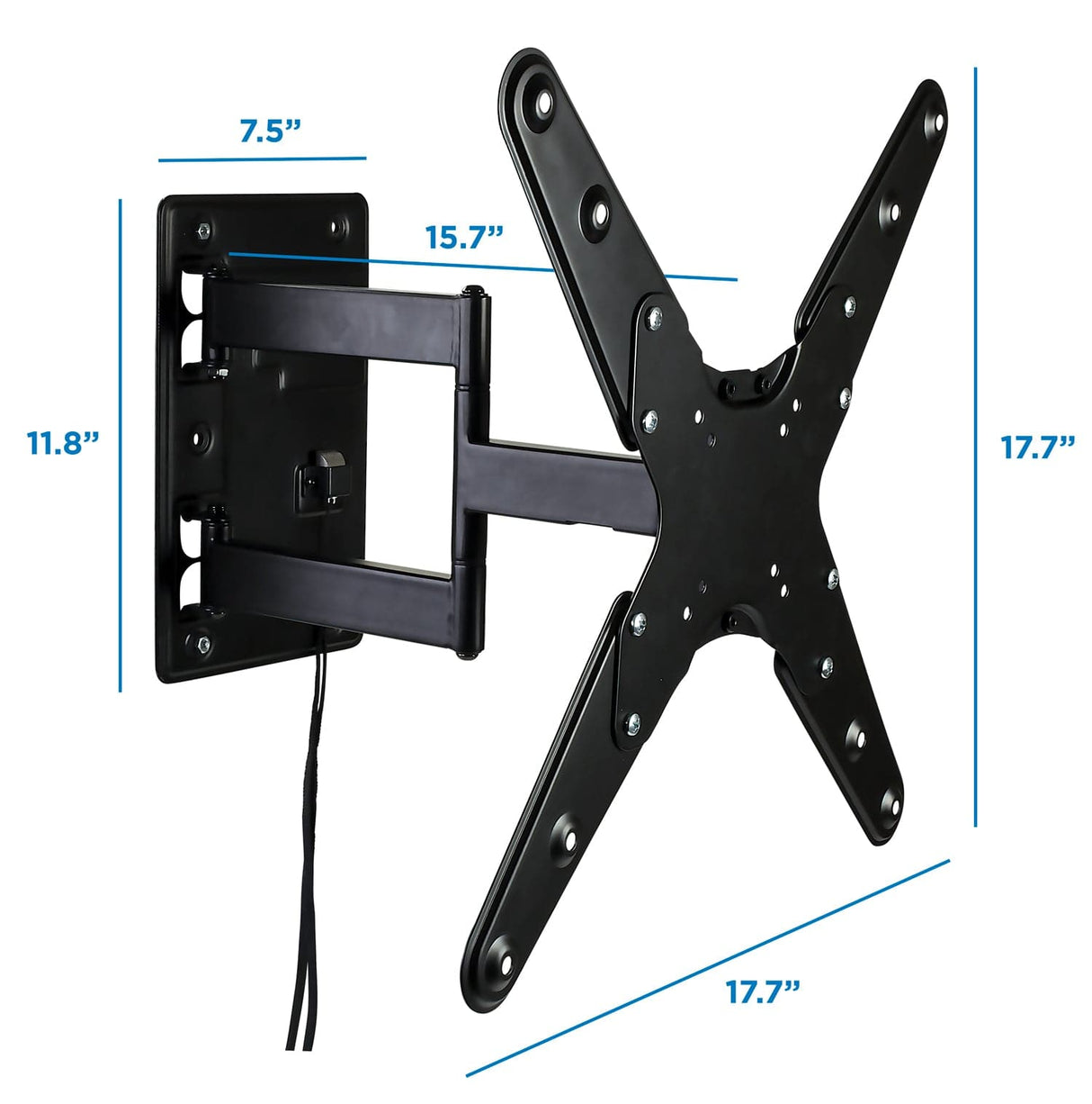 Locking RV and Trailer TV Wall Mount with Detachable Bracket TV Mount - Locking RV and Trailer TV Wall Mount with Detachable Bracket - Mount-It! - MI-430