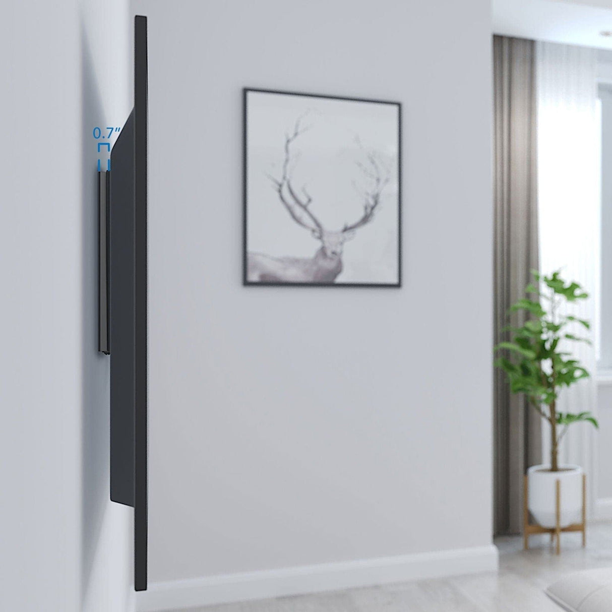 Low Profile Fixed TV Wall Mount TV Mount - Low Profile Fixed TV Wall Mount - Mount-It! - MI-306
