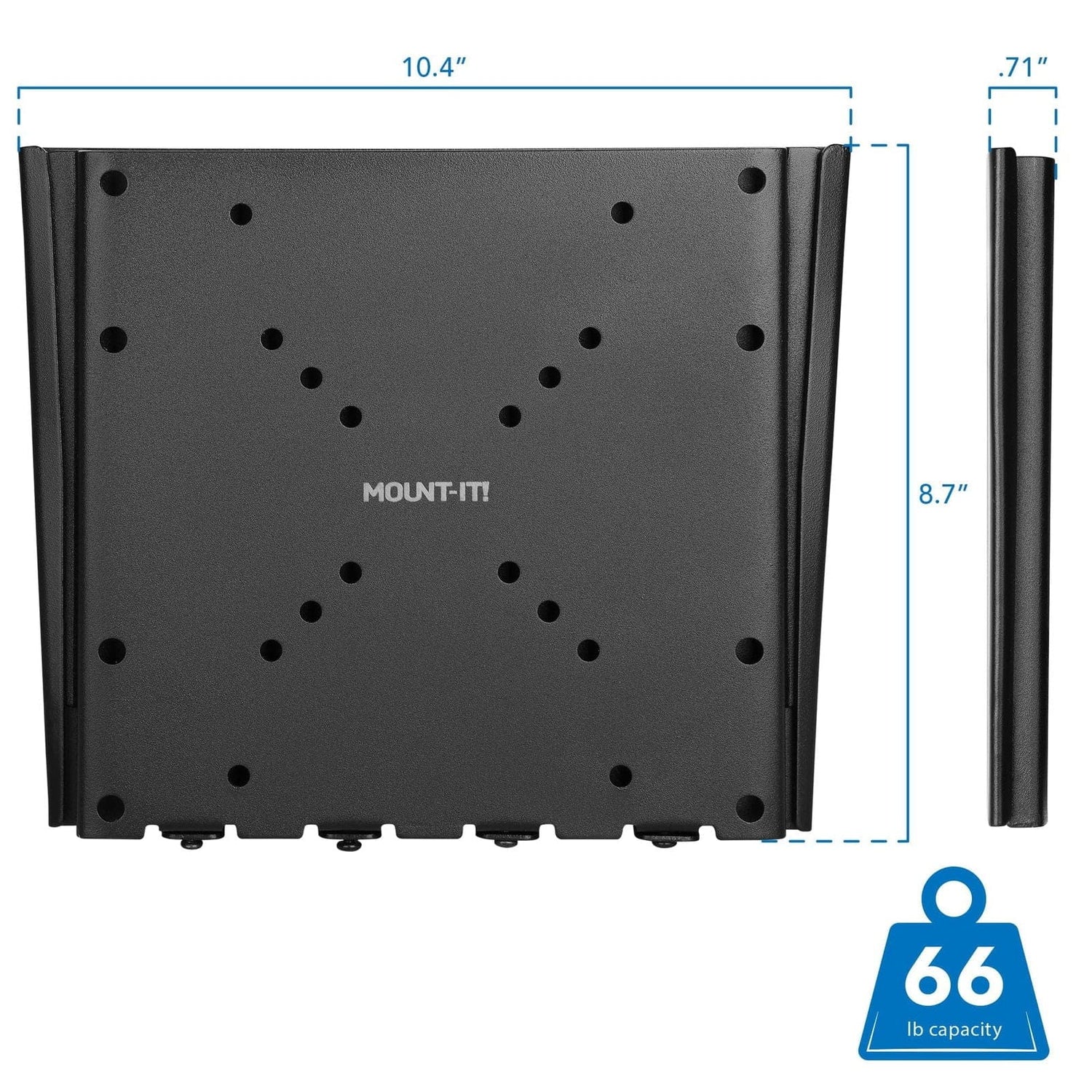 TV Mount - Low Profile Fixed TV Wall Mount - Mount-It! - MI-306