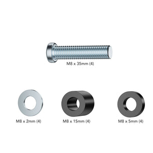 TV Accessories - M8 TV Mounting Hardware Kit - Mount-It! - MI-M8KIT2 TV Accessories - M8 TV Mounting Hardware Kit - Mount-It! - MI-M8KIT2