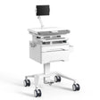 MedHub Mobile Workstation with Drawers and Tablet Arm - MedHub Mobile Workstation with Drawers and Tablet Arm - Mount-It! - MI-16028