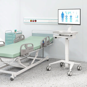 - MedHub Mobile Workstation with Monitor Mount - Mount-It! - MI-16015 - MedHub Mobile Workstation with Monitor Mount - Mount-It! - MI-16015