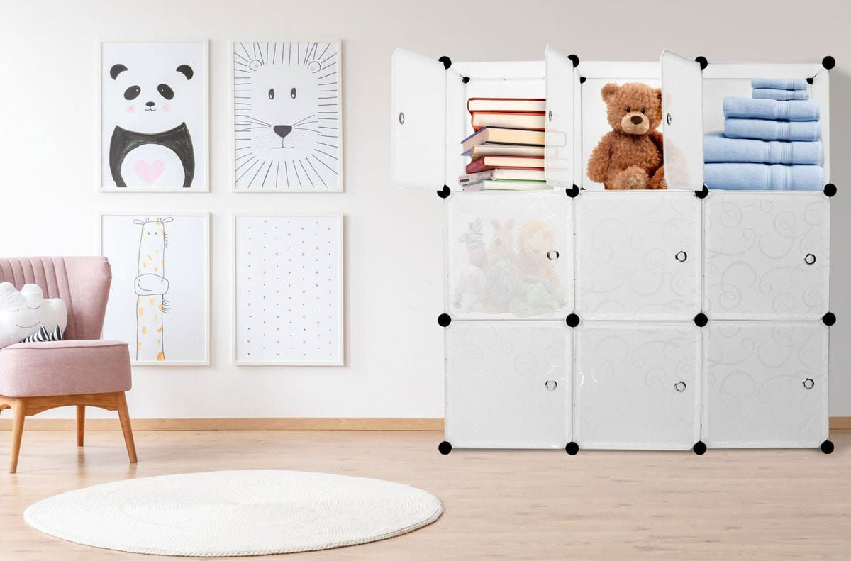 Storage Crate - Modular Cube Storage Organizer - Mount-It! -