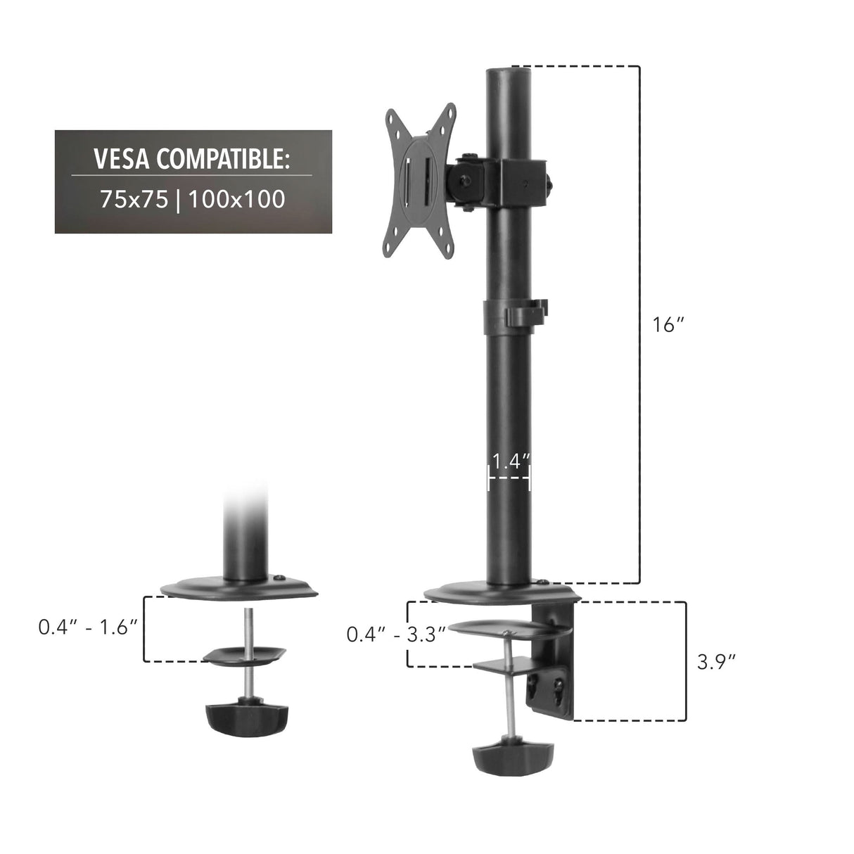 Monitor Mount - Monitor Desk Mount - Mount-It! -