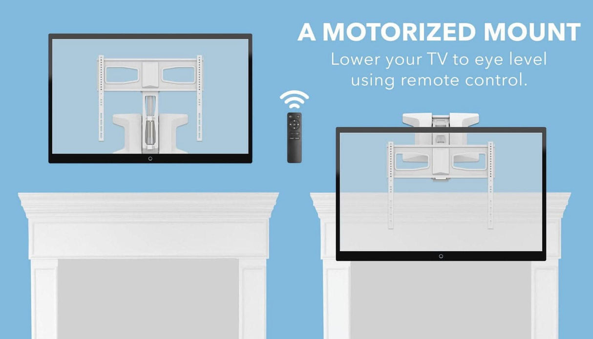 TV Mount - Motorized Fireplace TV Wall Mount | Fits 40-70 Inch TV Screen - Mount-It! -