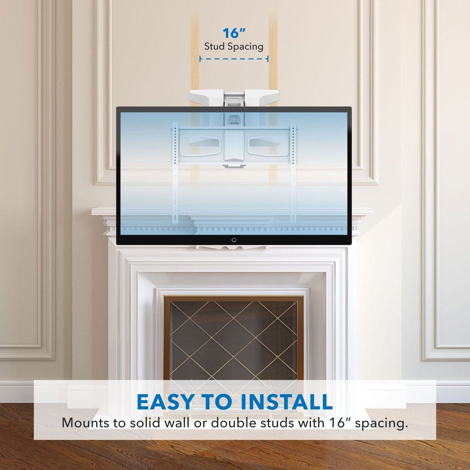 TV Mount - Motorized Fireplace TV Wall Mount | Fits 40-70 Inch TV Screen - Mount-It! -