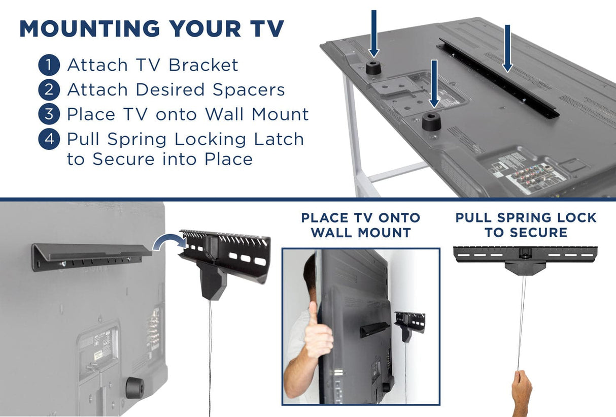No Stud TV Wall Mount TV Mount - No Stud TV Wall Mount - Mount-It! - MI-376