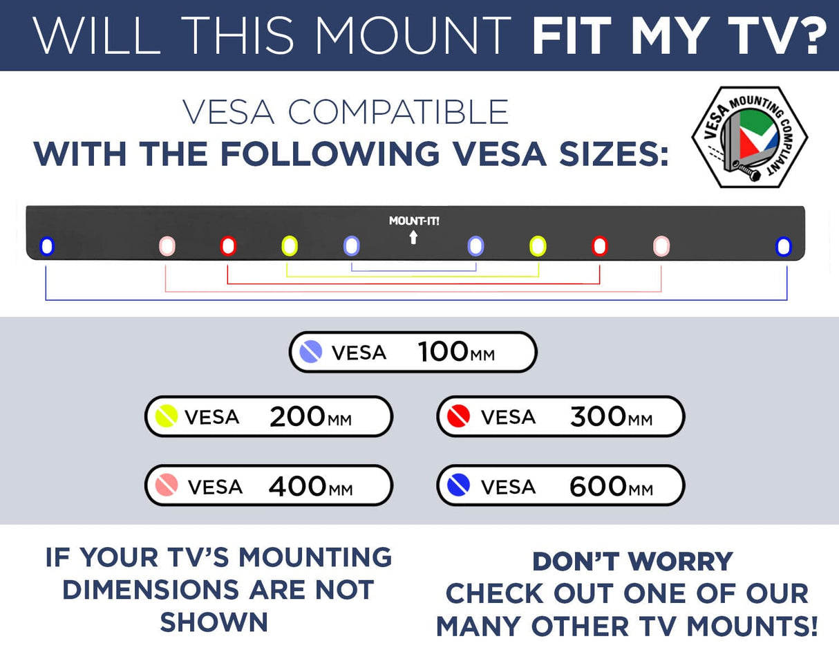 No Stud TV Wall Mount TV Mount - No Stud TV Wall Mount - Mount-It! - MI-376