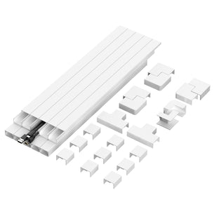 TV Accessories - On-Wall TV Cable Concealer Kit - Mount-It! - MI-7285 TV Accessories - On-Wall TV Cable Concealer Kit - Mount-It! - MI-7285