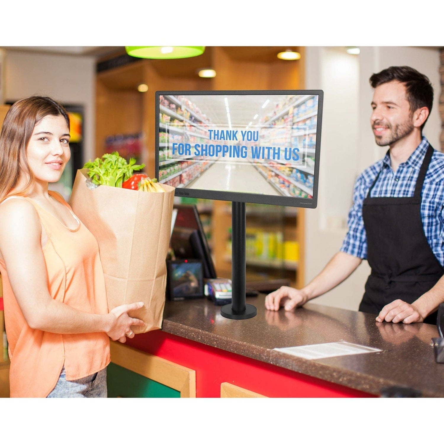 Monitor Mount - Point of Sale (POS) Monitor Mount - Mount-It! - MI-3795