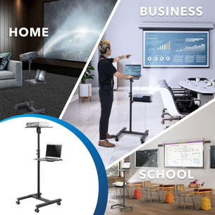 Projector Mount - Portable Height Adjustable Laptop & Projector Stand - Mount-It! - MI-7943 Projector Mount - Portable Height Adjustable Laptop & Projector Stand - Mount-It! - MI-7943