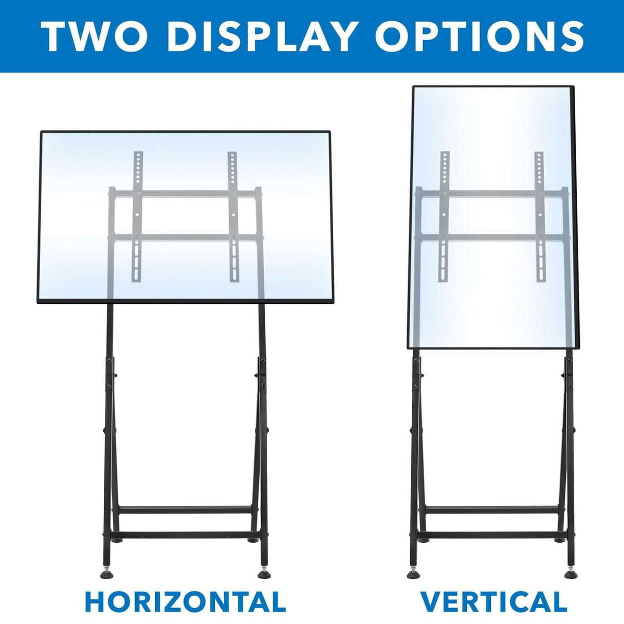 TV Stand - Portable TV Display Stand - Mount-It! - MI-1874