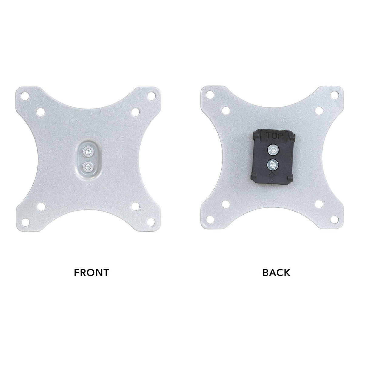 Replacement Monitor VESA Plate, Silver Monitor Vesa Adapters - Replacement Monitor VESA Plate, Silver - Mount-It! - MI-9006S