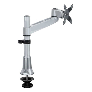 Silver Monitor Mount - Adjustable Single Monitor Desk Mount - Mount-It! - MI-32111 Silver Monitor Mount - Adjustable Single Monitor Desk Mount - Mount-It! - MI-32111