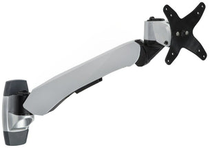 Silver Monitor Mount - Fully Adjustable Monitor Wall Mount - Mount-It! - MI-34114 Silver Monitor Mount - Fully Adjustable Monitor Wall Mount - Mount-It! - MI-34114