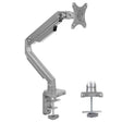 Single Monitor Desk Mount Silver Monitor Mount - Single Monitor Desk Mount - Mount-It! - MI-2761
