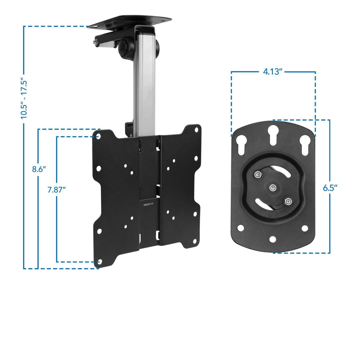 Under Cabinet and Ceiling TV Mount Silver TV Mount - Under Cabinet and Ceiling TV Mount - Mount-It! - MI-4222