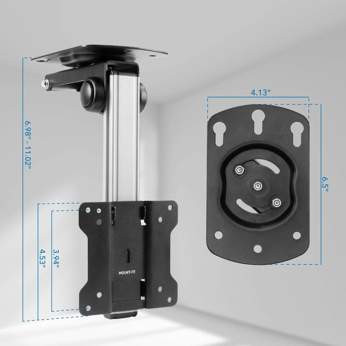 Under Cabinet & Ceiling TV Mount Silver TV Mount - Under Cabinet & Ceiling TV Mount - Mount-It! - MI-4211