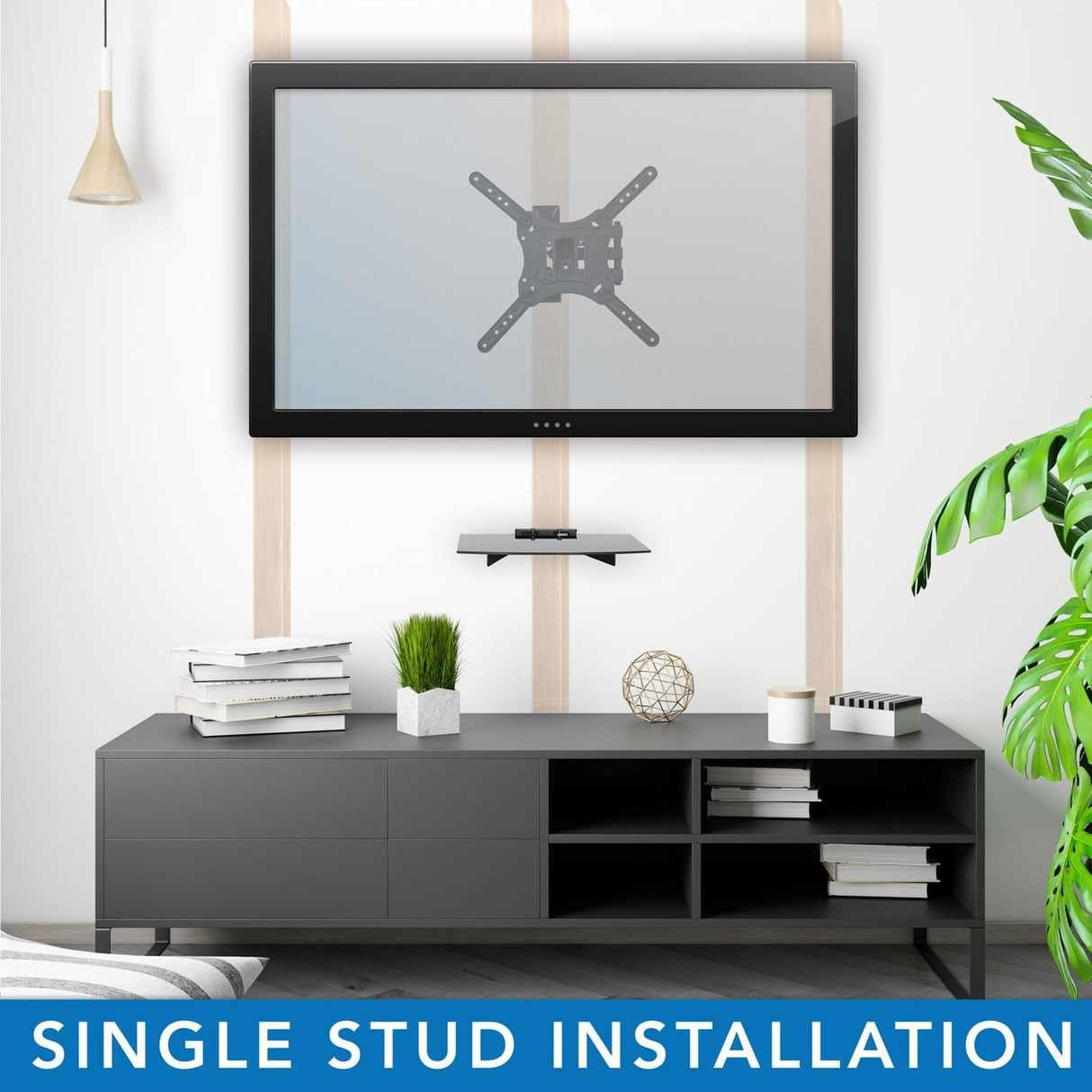 TV Wall Mount and AV Shelf Combo TV Mount - TV Wall Mount and AV Shelf Combo - Mount-It! - MI-894