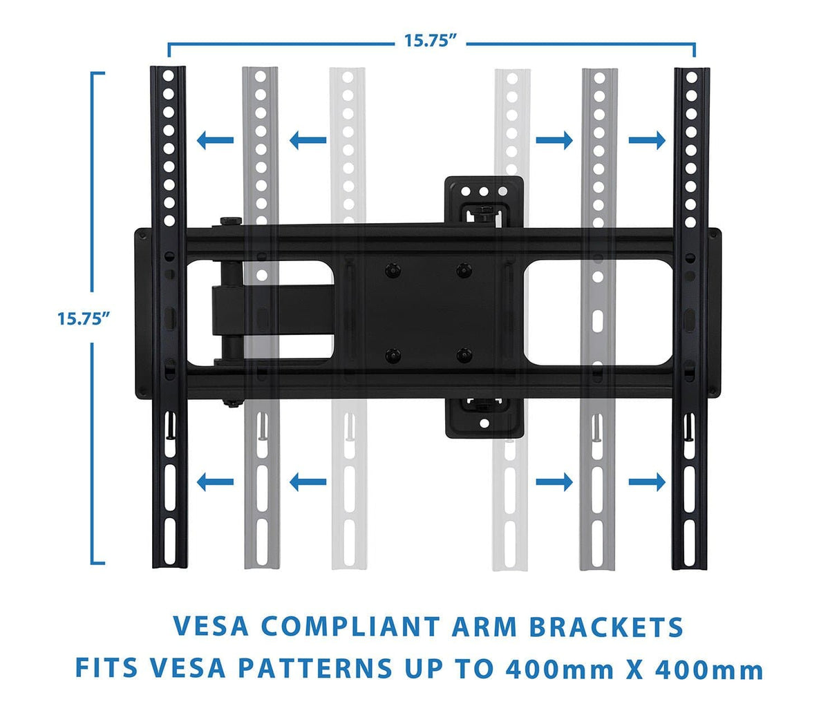TV Wall Mount with Full Motion Articulating Arm TV Mount - TV Wall Mount with Full Motion Articulating Arm - Mount-It! - MI-3991B