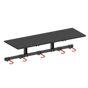 Bicycle Mount - WheelsUp Series Bike Wall Mount with Shelf for 5 Bikes - Mount-It! - MI-9024 Bicycle Mount - WheelsUp Series Bike Wall Mount with Shelf for 5 Bikes - Mount-It! - MI-9024