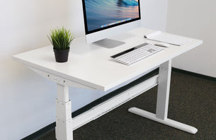 White Tabletop - 48" Tabletop for Sit-Stand Desk - Mount-It! - MI-7935 White Tabletop - 48" Tabletop for Sit-Stand Desk - Mount-It! - MI-7935