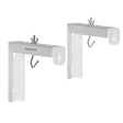 6" Universal Projector Screen Mount - Wall or Ceiling Installation White Projector Mount - 6" Universal Projector Screen Mount - Wall or Ceiling Installation - Mount-It! - MI-630WHT