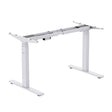 Dual-Motor, 3-Stage Electric Standing Desk Frame White Desk Frame - Dual-Motor, 3-Stage Electric Standing Desk Frame - Mount-It! - MI-8030W