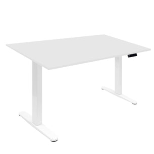 White Standing Desk - Electric Standing Desk with 48" Tabletop - White Base - Mount-It! - MI-18117 White Standing Desk - Electric Standing Desk with 48" Tabletop - White Base - Mount-It! - MI-18117