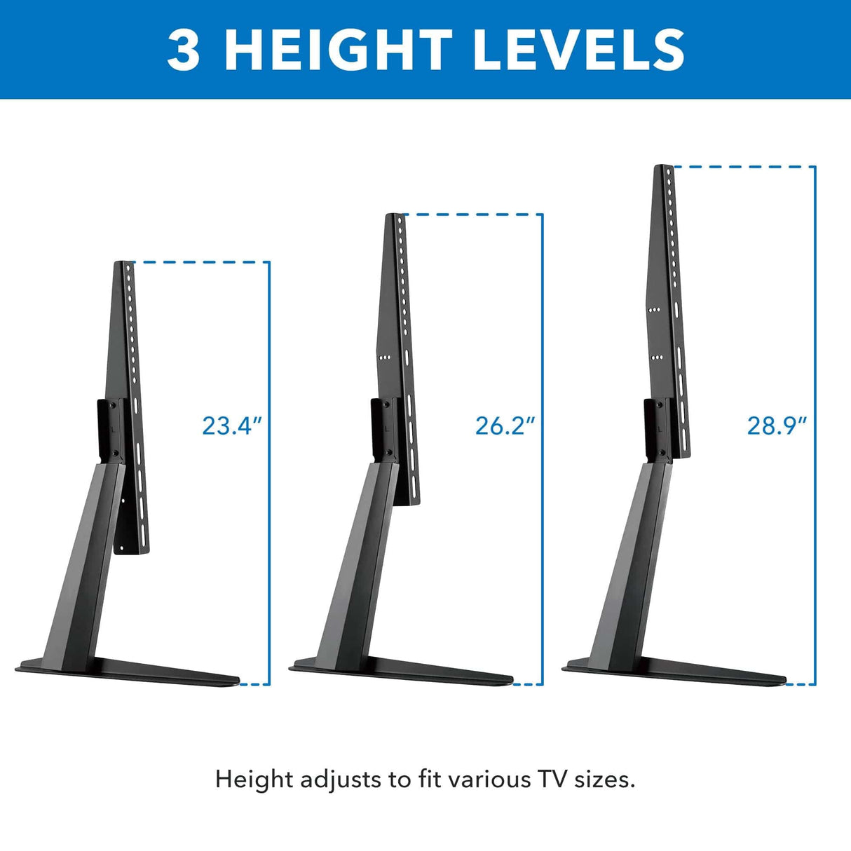 Universal Tilting Table Top TV Stand TV Stand - Universal Tilting Table Top TV Stand - Mount-It! - MI-859