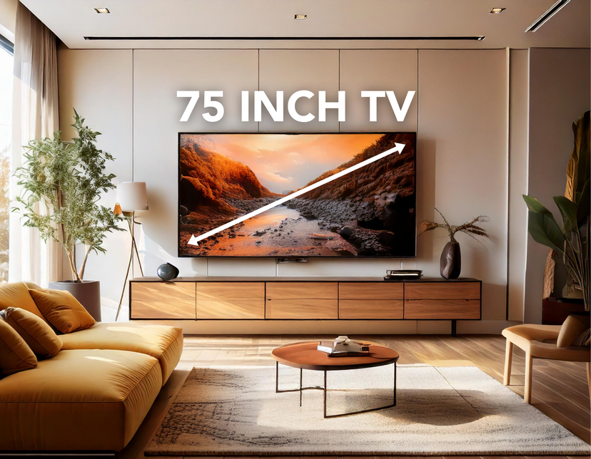 Dimensions of a 75 Inch TV - Mount-It!