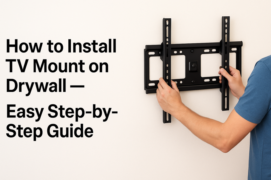 How to Install TV Mount on Drywall — Easy Step-by-Step Guide