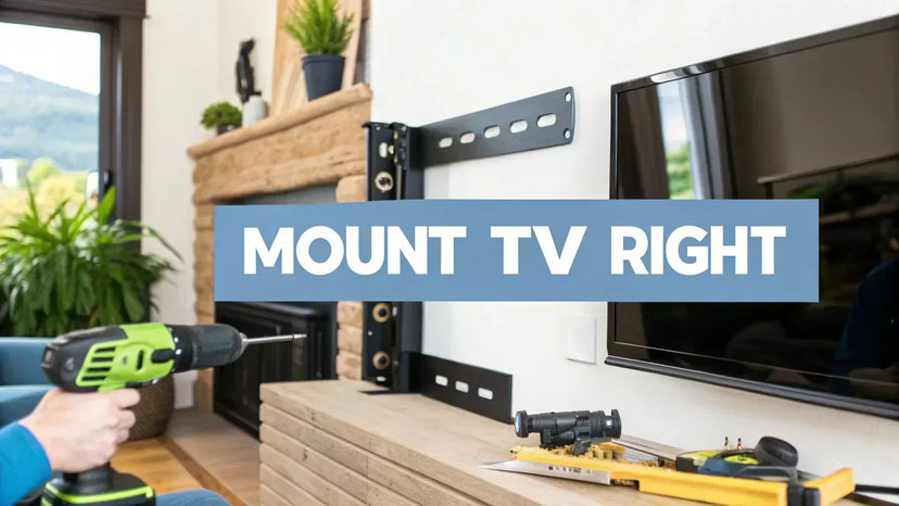 How to Mount TV the Right Way: Expert Tips & Guide - Mount-It!