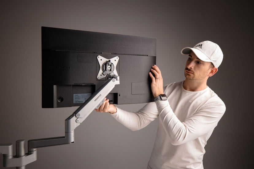 Heavy Duty Monitor Arm - Durable, Ergonomic & Secure - Mount-It!