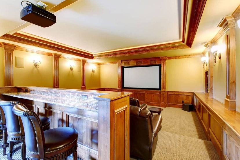 Tips for Creating a Luxurious, Finished Basement - Mount-It!