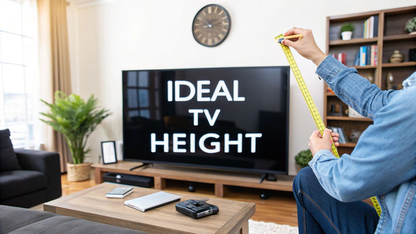 Find Your Ideal TV Mounting Height - Mount-It!