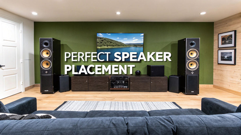 8 Tips for the Best Surround Sound Speaker Placement in 2025 - Mount-It!