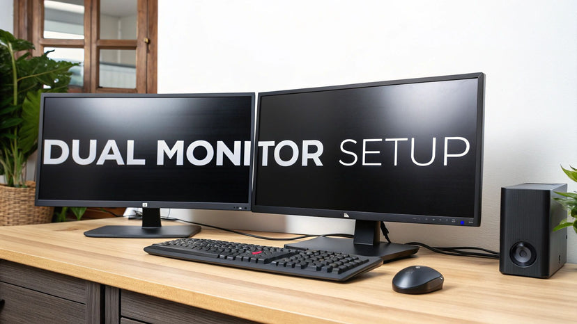 Dual Monitor Setup Guide for Max Productivity - Mount-It!