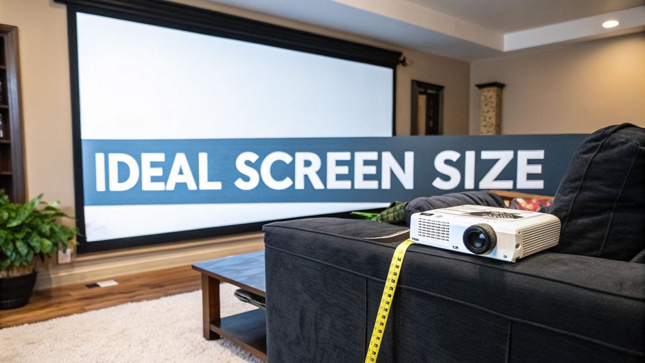 Finding the Best Projector Screen Size for Your Room