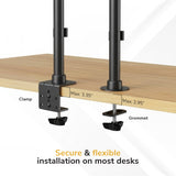 Vertical Stacking Dual Monitor Mount - Image 9 - Mount-It!