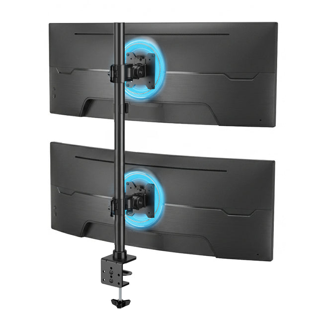 Vertical Stacking Dual Monitor Mount - Mount-It!