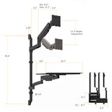 Heavy-Duty Wall Workstation