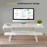 Large Standing Desk Converter with 47" Desktop