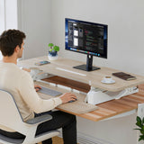 Large Standing Desk Converter with 47" Desktop