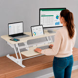 Large Standing Desk Converter with 47" Desktop