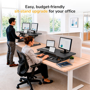Large Standing Desk Converter with 47" Desktop