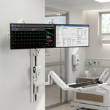 MedHub Dual Monitor Wall Workstation - Image 3 - Mount-It!